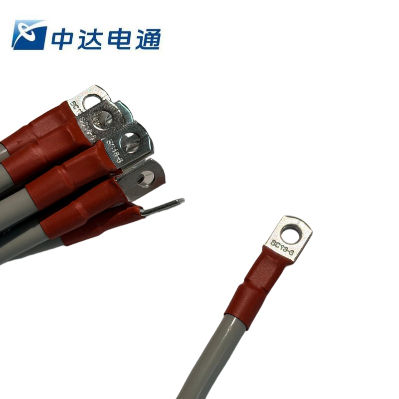 中达电通蓄电池连接线 16mm*350mm M6铜芯(根)高清大图