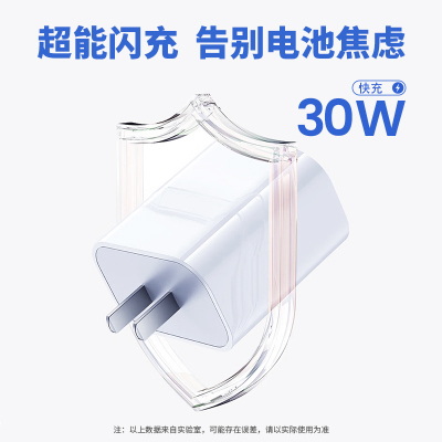 AN-IE安诃30W TYPE-C充电器套装（YC04)-白色