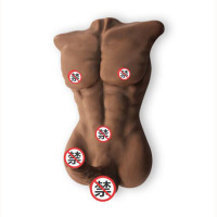 久爱 雌雄同体半身实体娃娃免充气女同男同拉拉成人情趣性用品女性男性自慰器 非洲