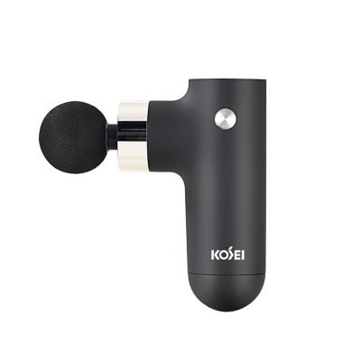 KOSEI光星MINI黑金筋膜枪迷你按摩器颈膜枪轻巧便携高速无刷电机轻音降噪智能定时多档专业肌膜小型按摩枪 黑色