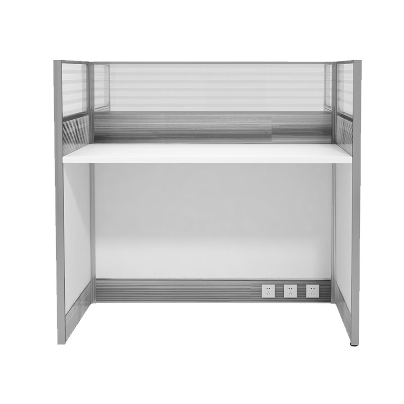 [企诺]屏风工位 QND2BYP-Z1412W 1460×1230×1100mm 人造板 组高清大图