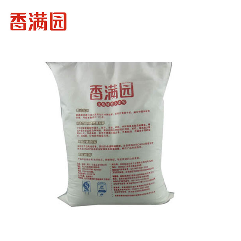 香满园高筋精粉25KG通用拉面油条凉皮面包用小麦面粉