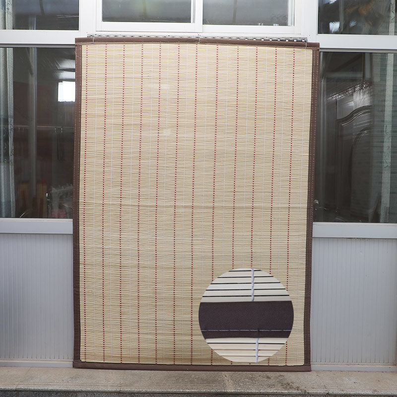 家用竹门帘夏季防蚊蝇门帘子遮阳通风门帘子竹子门帘卷门帘竹窗帘 0.