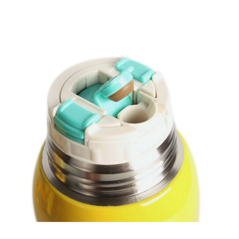 杯具熊 beddybear 母婴幼儿童 316不锈钢大容量两盖保温壶便携式背带宝宝水杯直饮吸管两用杯学饮杯 经典款-小马高清大图