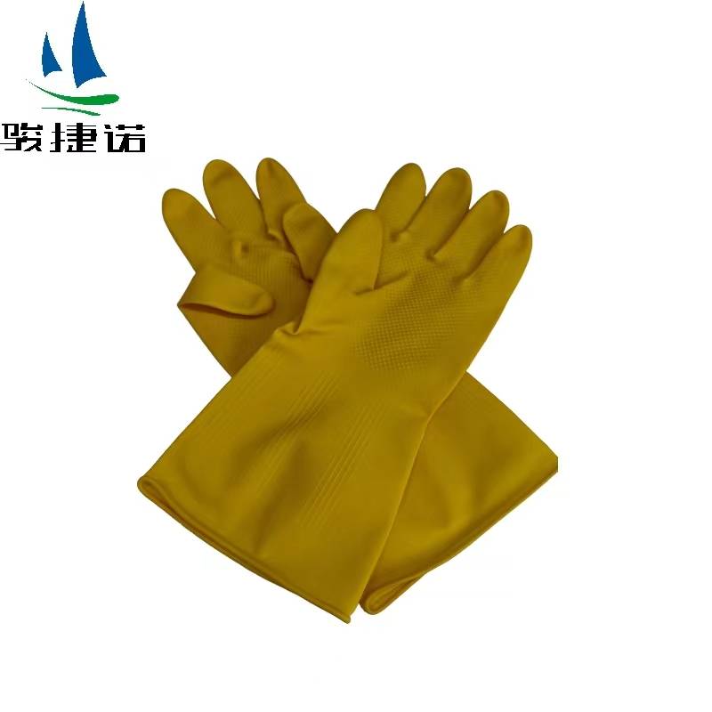 骏捷诺牛筋橡胶皮手套劳保手套10双装/包高清大图