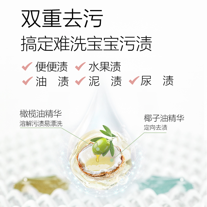 好爸爸亲肤洗衣露手洗专用950g温和亲肤不刺激深层去渍高清大图