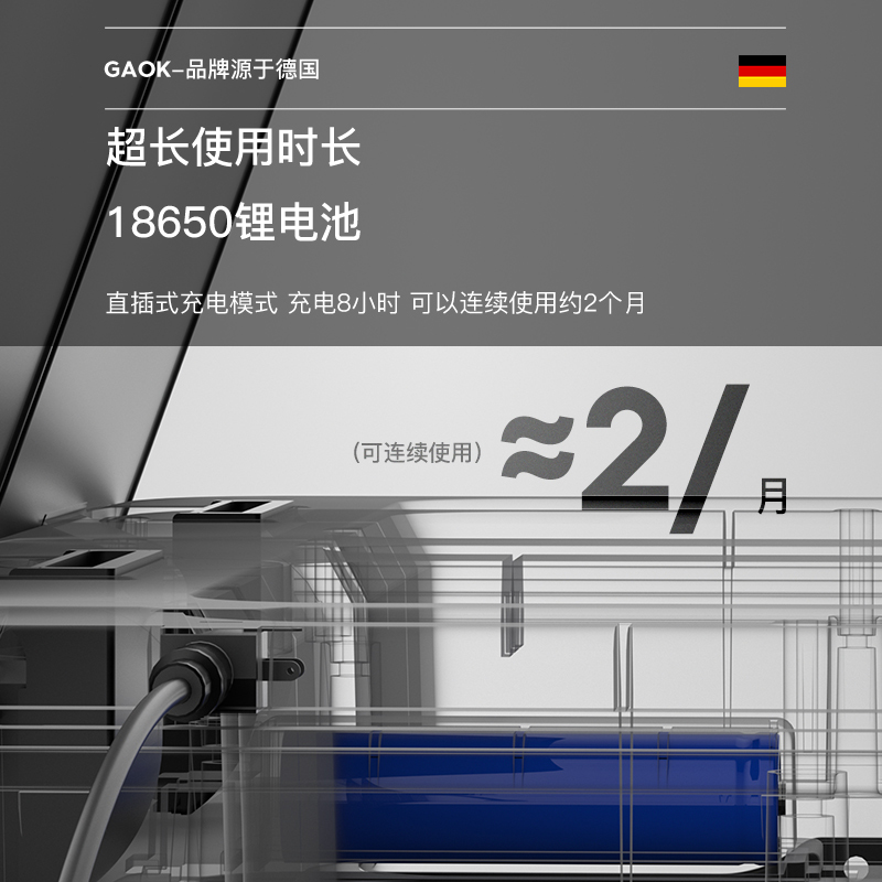 GAOK2277厨房智能感应垃圾桶分类干湿分离双层家用不锈钢按压脚踏