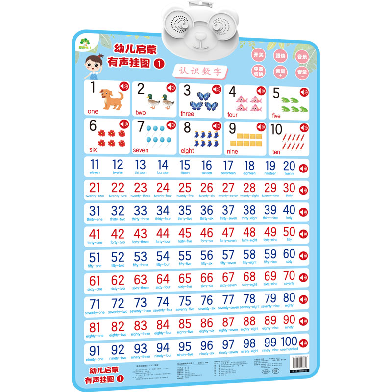 【M】幼儿启蒙有声挂图 1-9787540157371