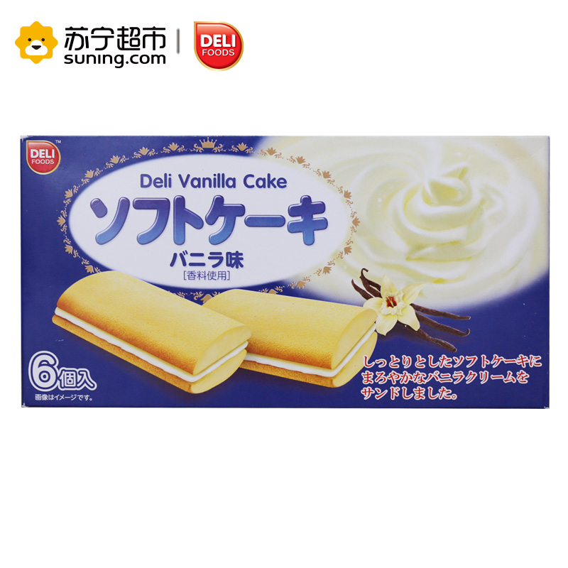 DELIFOODS香草味夹心蛋糕108g