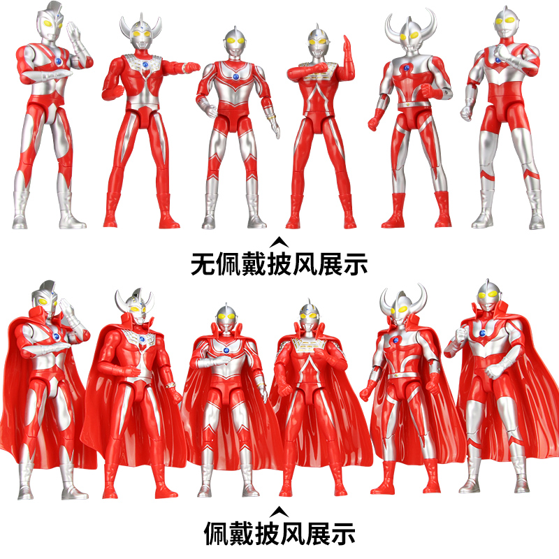 奥特曼变形玩具泰罗赛罗怪兽套装模型男孩超可动人偶大号关节 3变形奥特蛋+2怪兽+战甲(礼盒装组合1)高清大图
