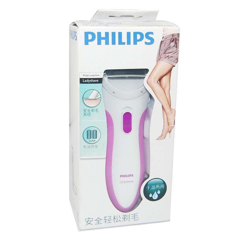 飞利浦(PHILIPS) 剃毛器 HP6341 女士专用腿毛腋毛剃毛器 便捷易剃/干湿两用