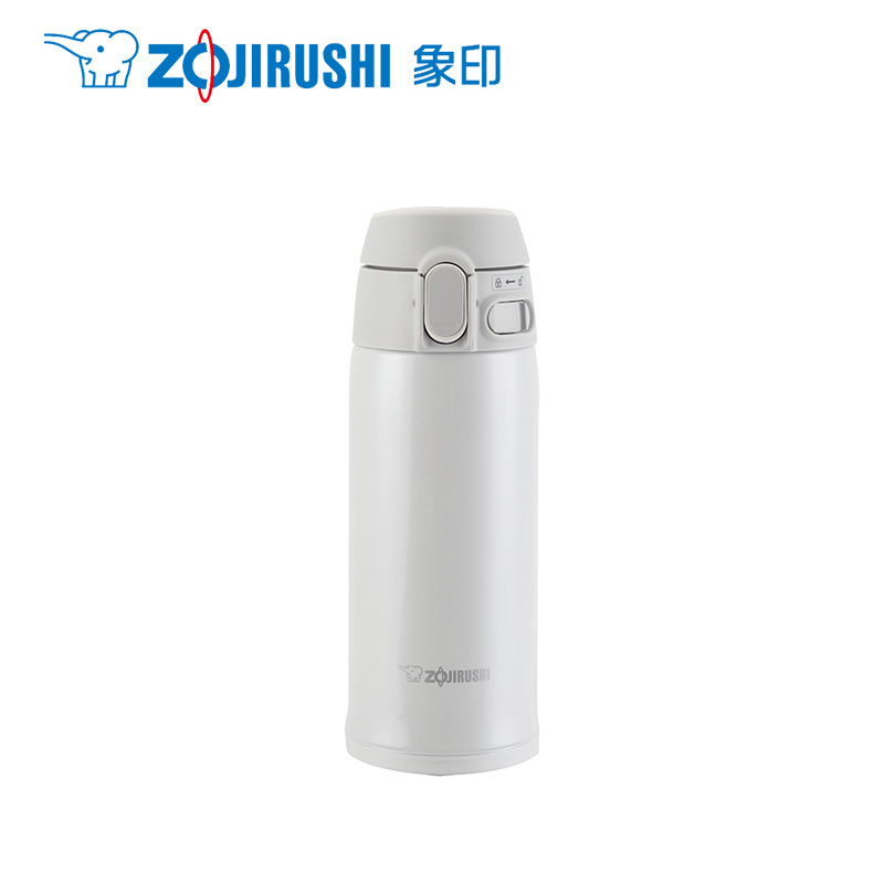 象印(ZOJIRUSHI)婴孕童保温杯SM-TA36少女心便携水杯304不锈钢茶杯车载保温用品 新款360ml 白色