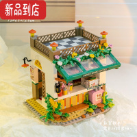 真智力本小姐diy积木屋 儿童益智力拼装玩具男女孩新年礼物创意桌面摆件