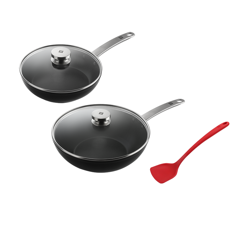 双立人Enjoy 中式煎炒锅三件套装,ZW-EY006