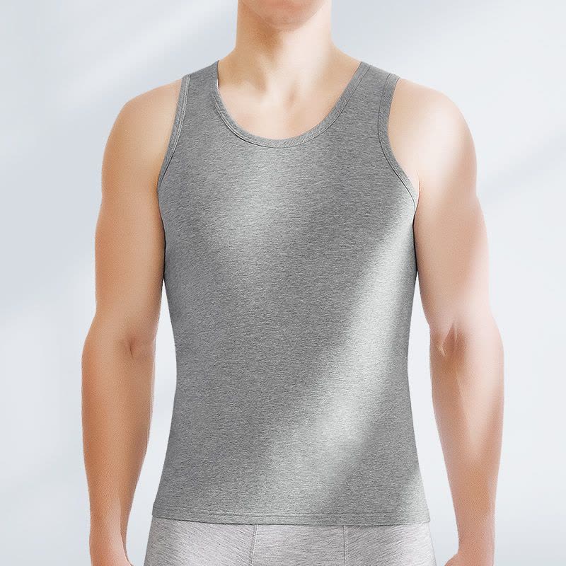 恒源祥男士背心内穿打底纯棉老头衫男款全棉运动健身跨栏夏季男式图片