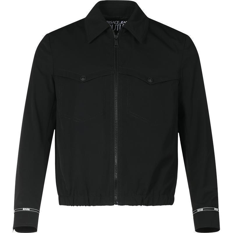 范思哲 versace jeans couture 男士聚酯纤维/混纺夹克上衣外套71ga