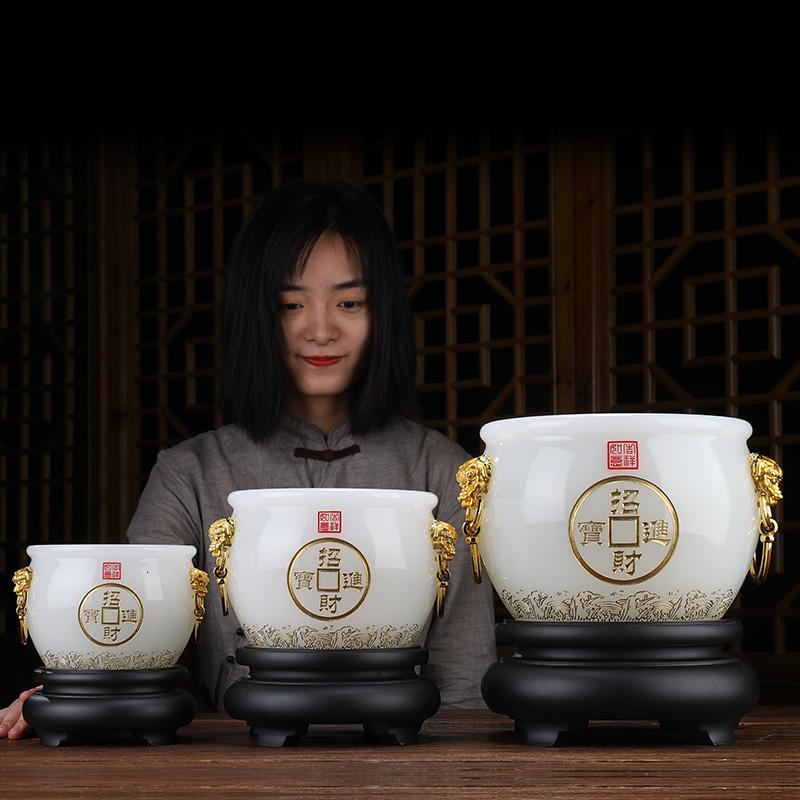 美帮汇琉璃玉摆件客厅财位工艺品老板办公室桌面摆设高清大图