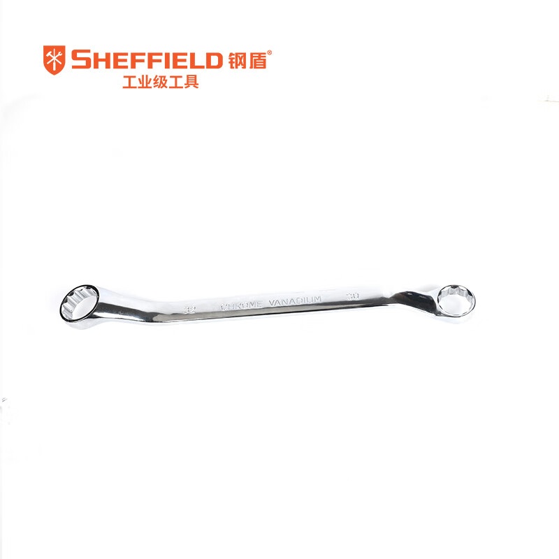 钢盾(SHEFFIELD) S017630 公制精抛光双梅花扳手30×32mm【家用】