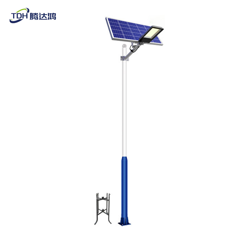 腾达鸿-户外太阳能路灯 100W 灯杆3.5米 包安 装 /套高清大图