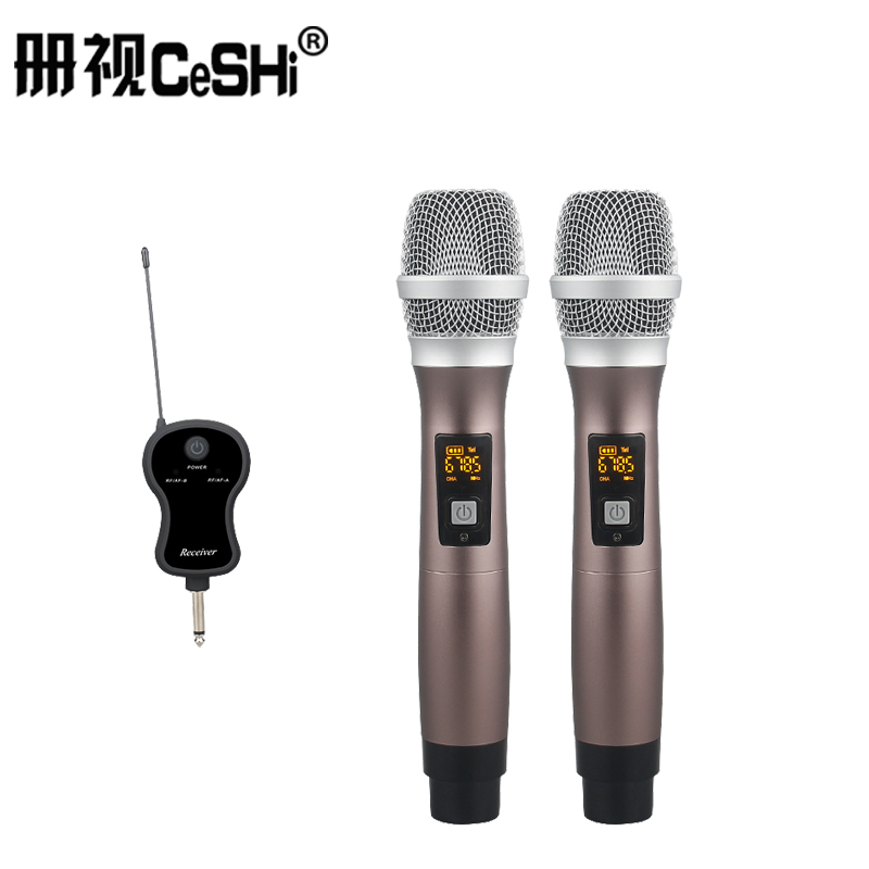 册视万能无线麦克风一拖二J-102套高清大图