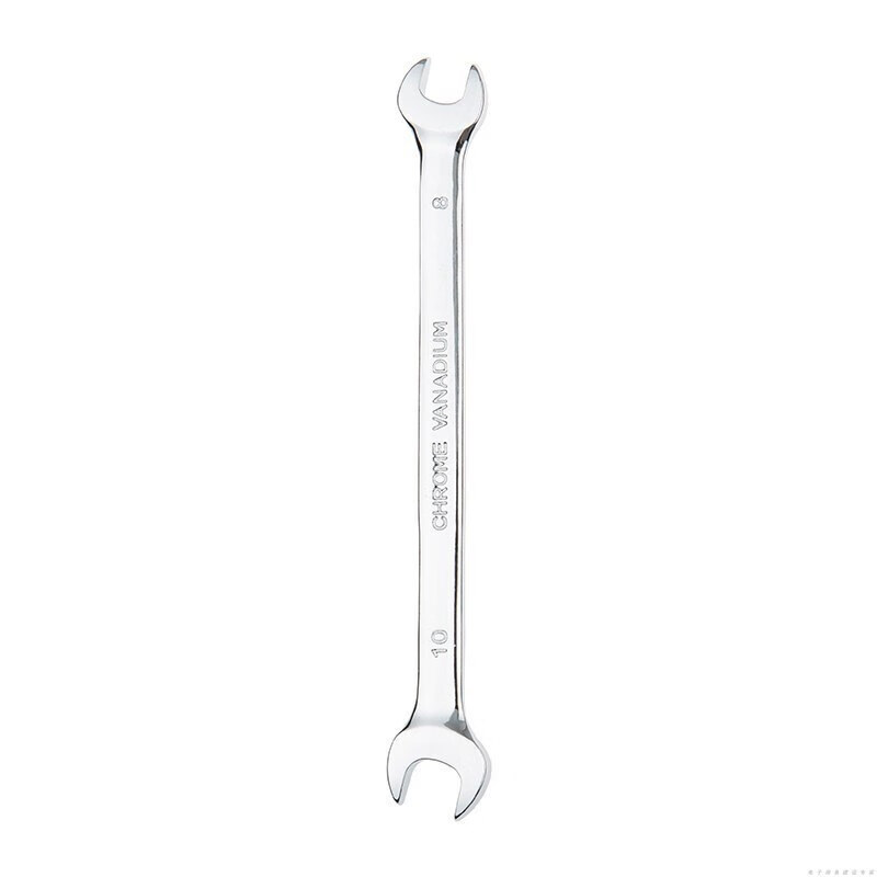 钢盾(SHEFFIELD) S018108 公制精抛光双开口扳手8×10mm【家用】