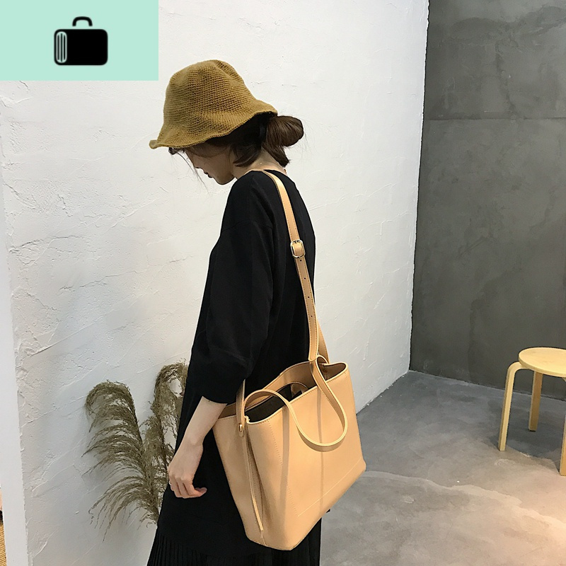 大包包2020春夏新款韩版时尚百搭女包手提单肩包斜挎大包女休闲包NEW LAKE女士单肩包