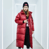 波司登2018国际设计师走秀款X时尚长款羽绒服女鹅绒PUFF系列B80141118