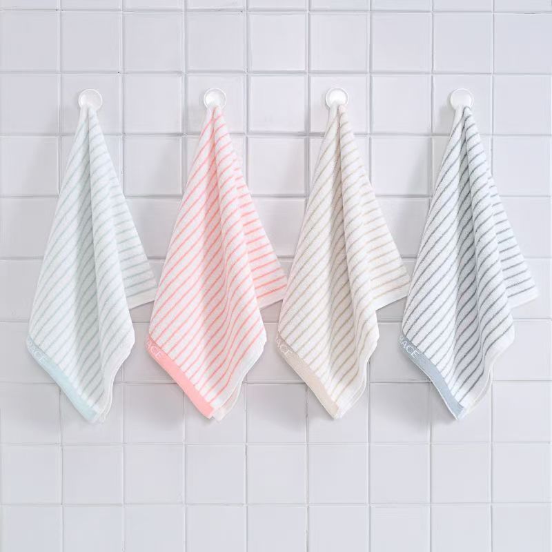 洁丽雅毛巾纯棉成人面巾高档柔软吸水不掉毛加厚72*34cm 4条装高清大图