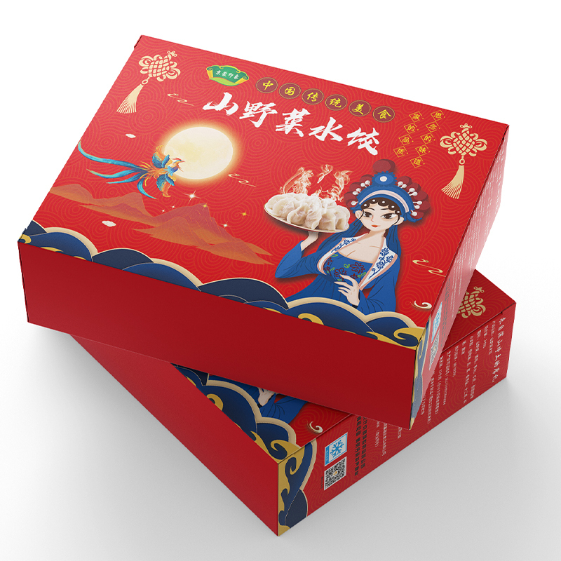 京蒙印象山野菜水饺3.2kg/盒高清大图