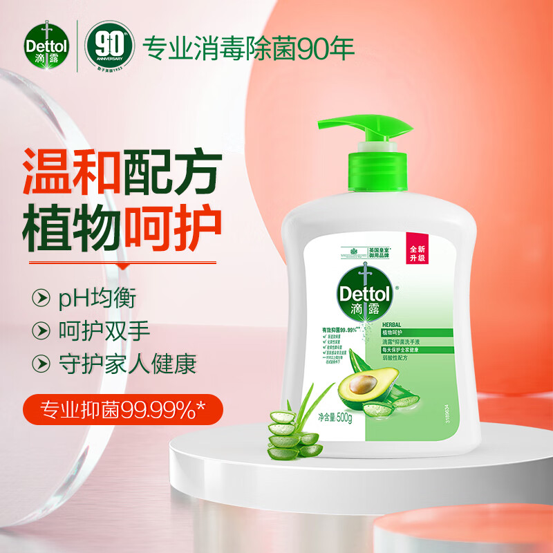 滴露-洗手液经典松木500g