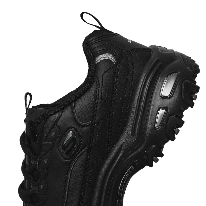Skechers/斯凯奇女鞋新款复古厚底熊猫鞋轻质缓震运动休闲鞋11931-BBK ZP高清大图