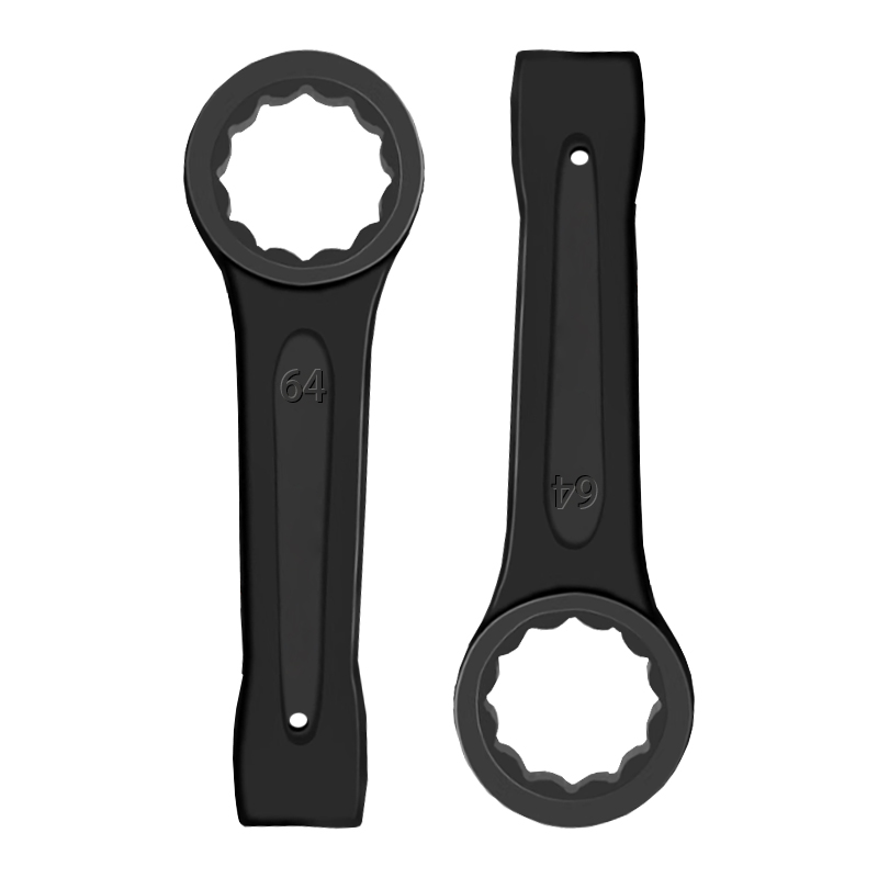 立伟铁牛敲击梅花扳手64mm/把高清大图
