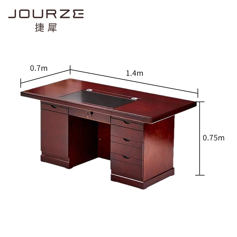 捷犀 办公桌 1.4m/张高清大图