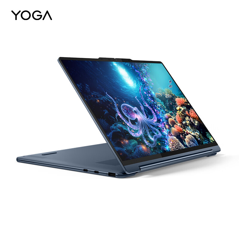 联想(Lenovo)YOGA 360 14 Aura AI元启翻转触控屏轻薄笔记本电脑 2代酷睿Ultra7-258V 32G 1T 2.8K高刷触控OLED 带触控笔 瀚宇蓝高清大图