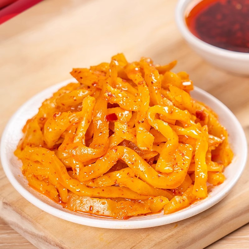 吉香居麻辣香辣萝卜干大头菜榨菜下饭菜咸菜开味小菜四川泡菜80g*10