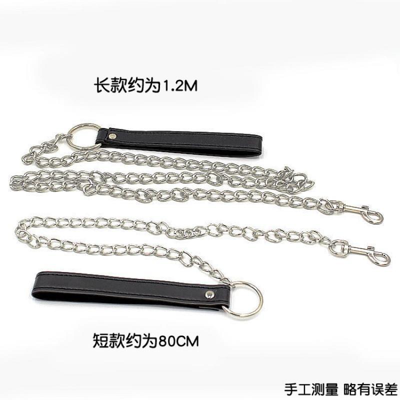 sm狗奴成人刑具脖套项圈配件金属牵引链 男女教另类情趣性用品