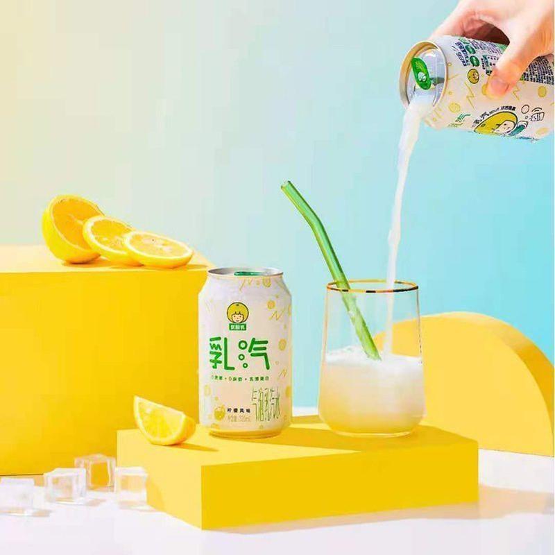 [新品]6月伊利优酸乳乳汽时代少年团代言320ml*10罐0脂肪 12瓶混装+压缩毛巾5片
