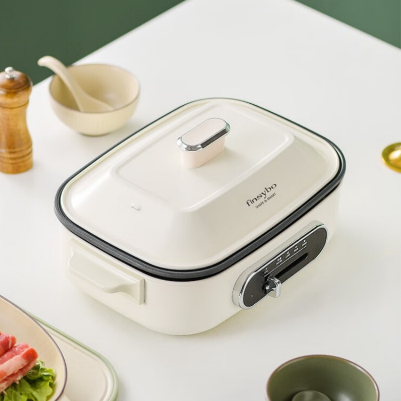 finsybo 萝赛塔多功能料理锅 F- EG04 白色 4L高清大图