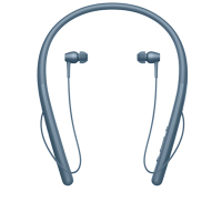 索尼(SONY)WI-H700 (月光蓝色)颈挂式无线立体声蓝牙耳机 贴心磁扣 来电震动提醒