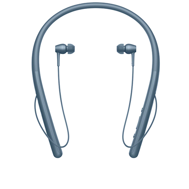 索尼(SONY)WI-H700 (月光蓝色)颈挂式无线立体声蓝牙耳机 贴心磁扣 来电震动提醒