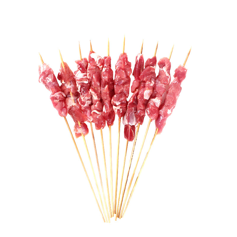 蒙都 内蒙古羊腿肉串(200g/1袋装) 清真烧烤食材羊肉