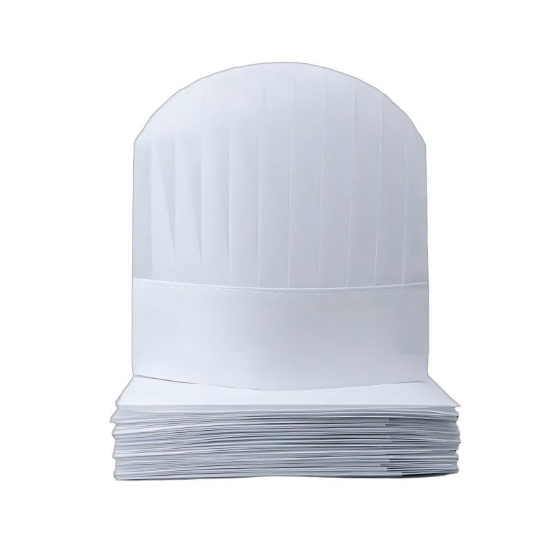 酷美智悦 无纺布厨师帽圆顶中帽29*23cm20个 KM-JZ527 包高清大图