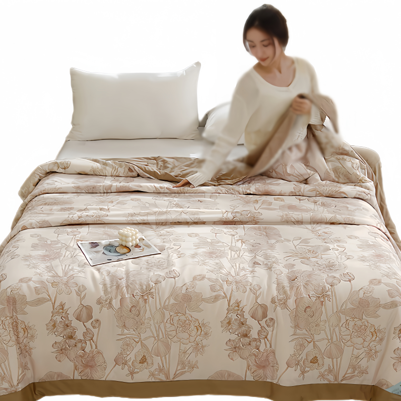 亿洛莱 夏被 150*200cm 条高清大图