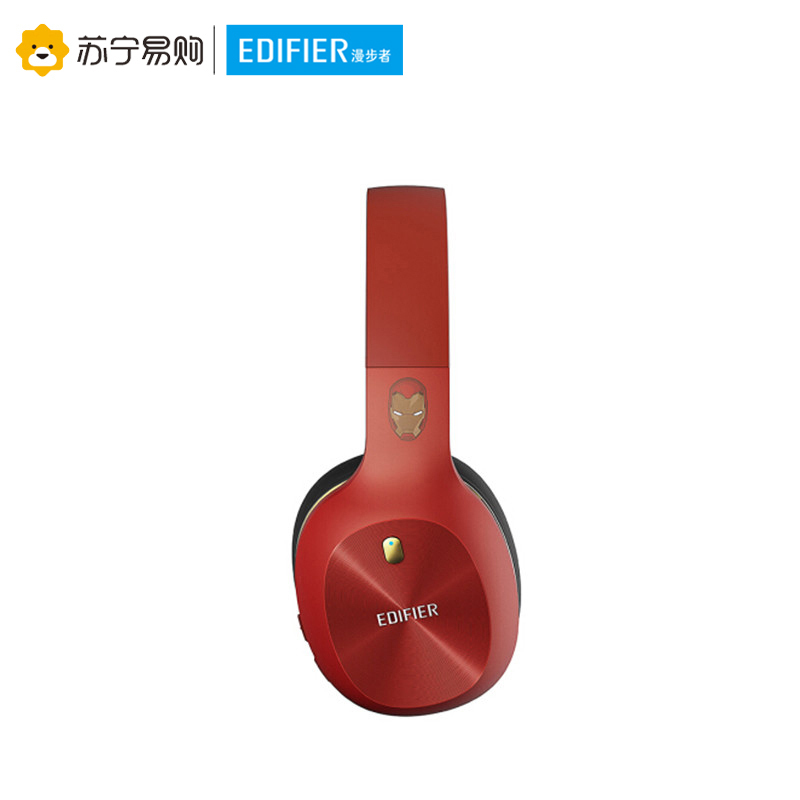 Edifier/漫步者 W808BT漫威蓝牙无线耳机音乐头戴式手机电脑通话耳麦 钢铁侠红