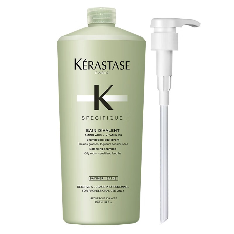 卡诗(KERASTASE)头皮系列新双重功能洗发水1000ml控油洗发膏清爽去油高清大图