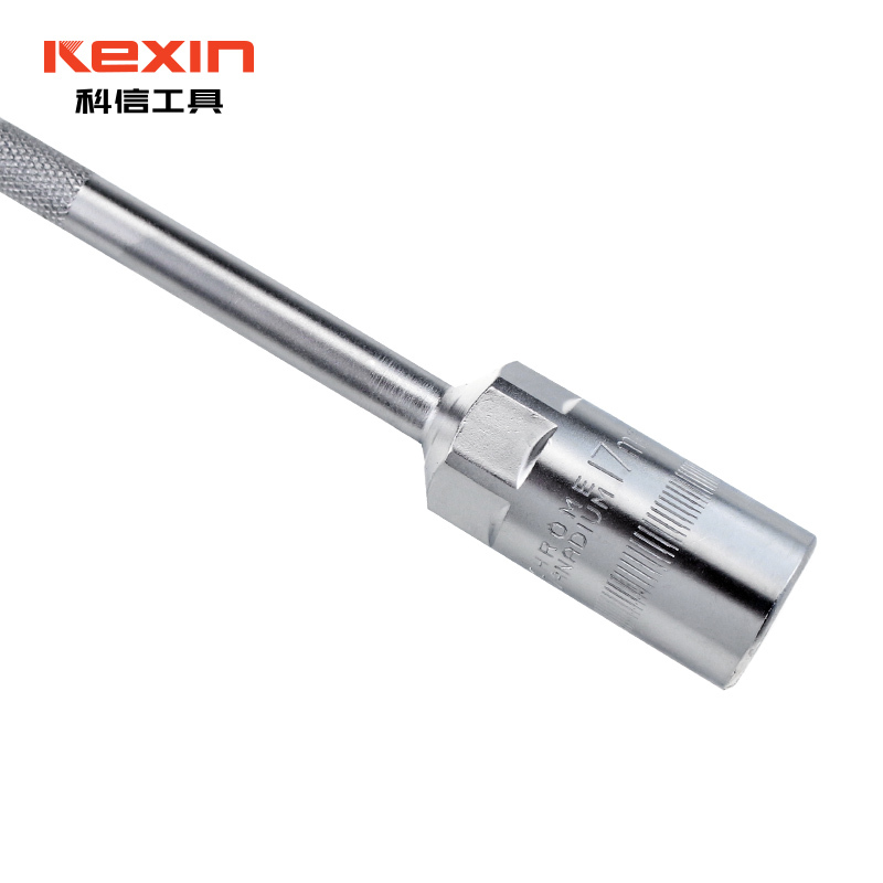 科信(kexin)沾塑柄T型套筒扳手 丁字杆外六角扳手 12mm KX60012A 2把/件 1件高清大图