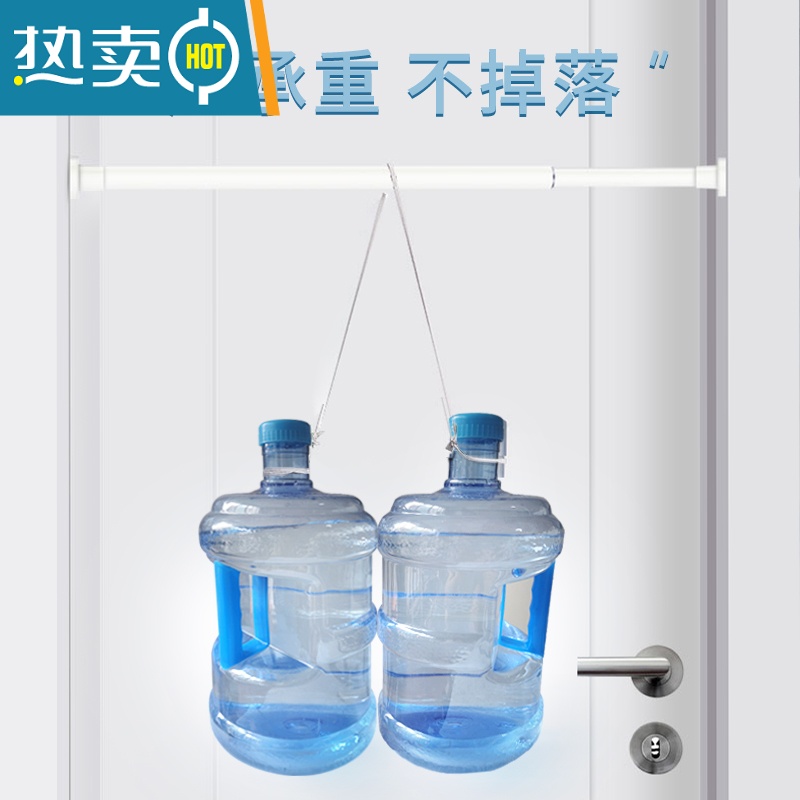 敬平浴帘套装免打孔卫生间干湿分离挡水隔断帘挂帘浴室防水布加厚高清大图
