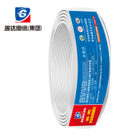 固达电缆 护套硬铜芯电线 BVVB 米
