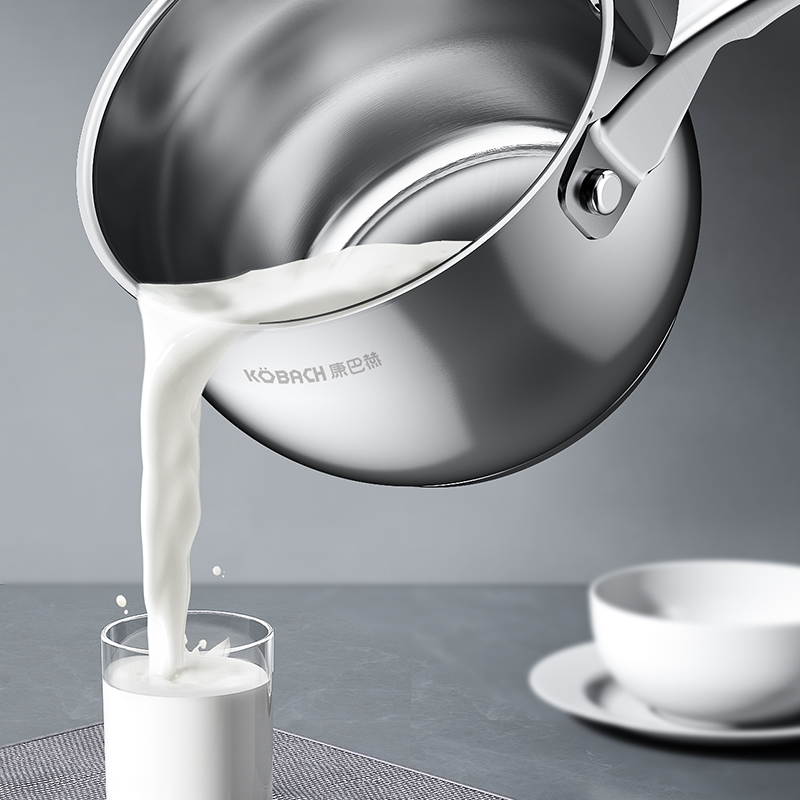 康巴赫畅享系列不锈钢奶锅-16cm高清大图