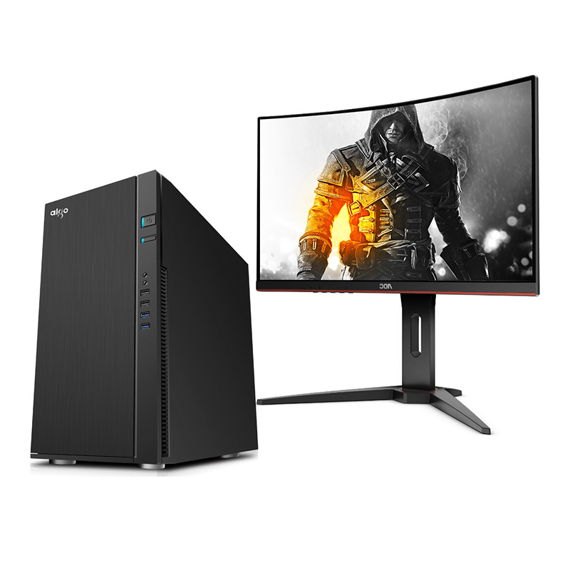 组装电脑( I7 10700散/16G内存/1000G固态/七彩虹RTX2060S ULTRA 8G显卡/24寸曲面屏)